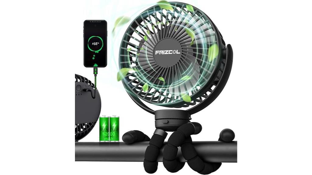 versatile stroller fan option