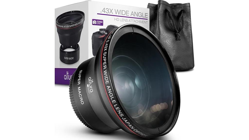 wide angle lens attachment