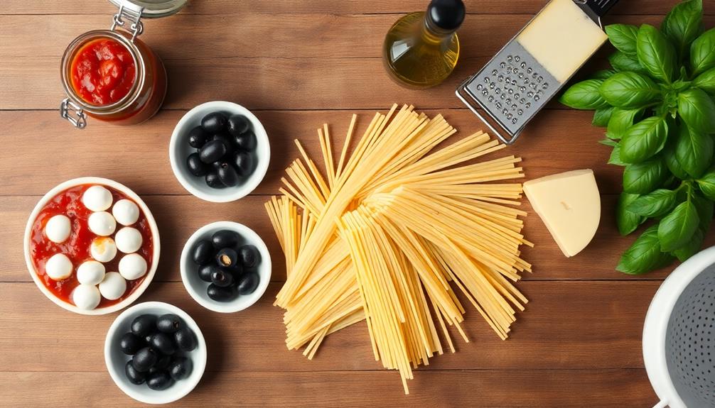 drain pasta with colander