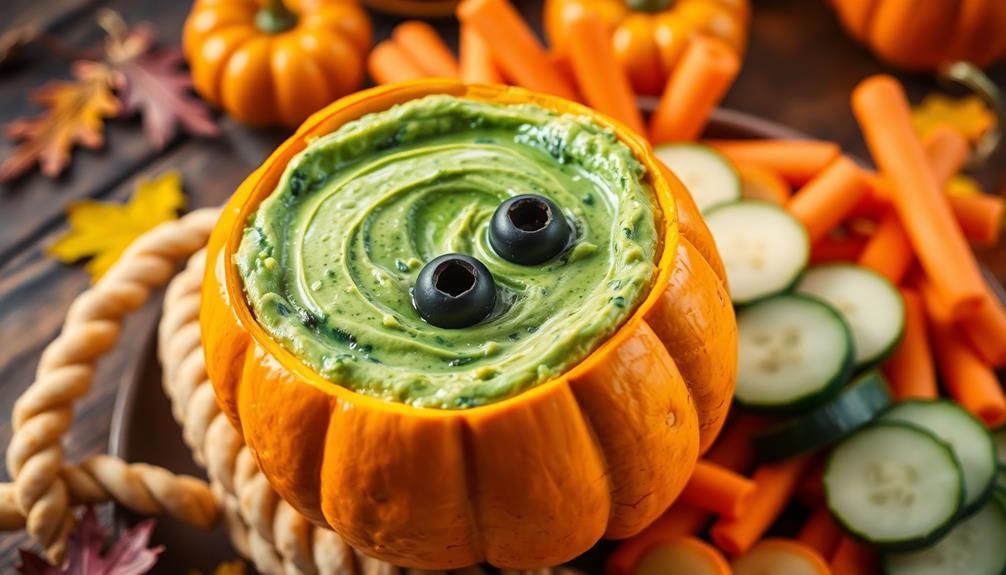 spooky spinach dip recipe