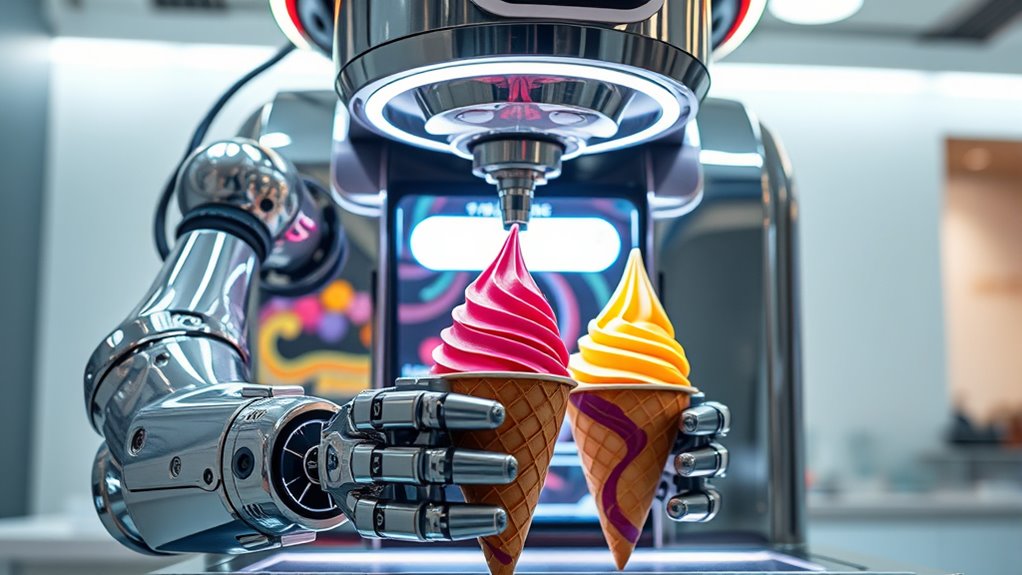 automated customizable ice cream