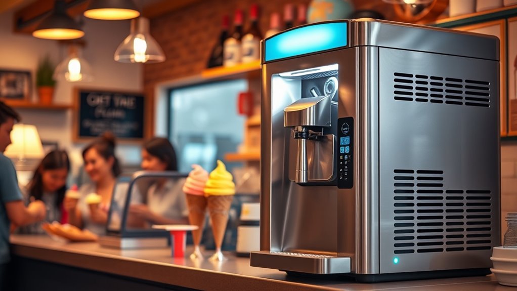 choosing efficient small scale ice cream machine