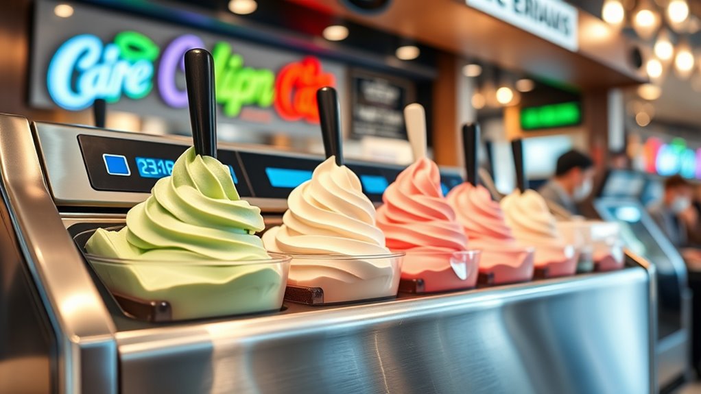 commercial ice cream machine features
