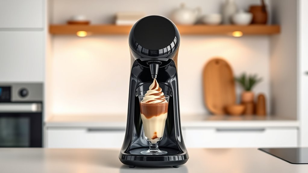compact space saving soft serve