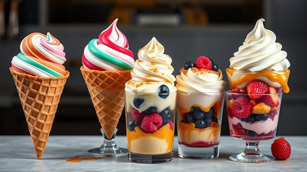 creative homemade ice cream desserts