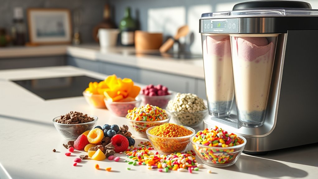 customizable reusable ice cream mix ins