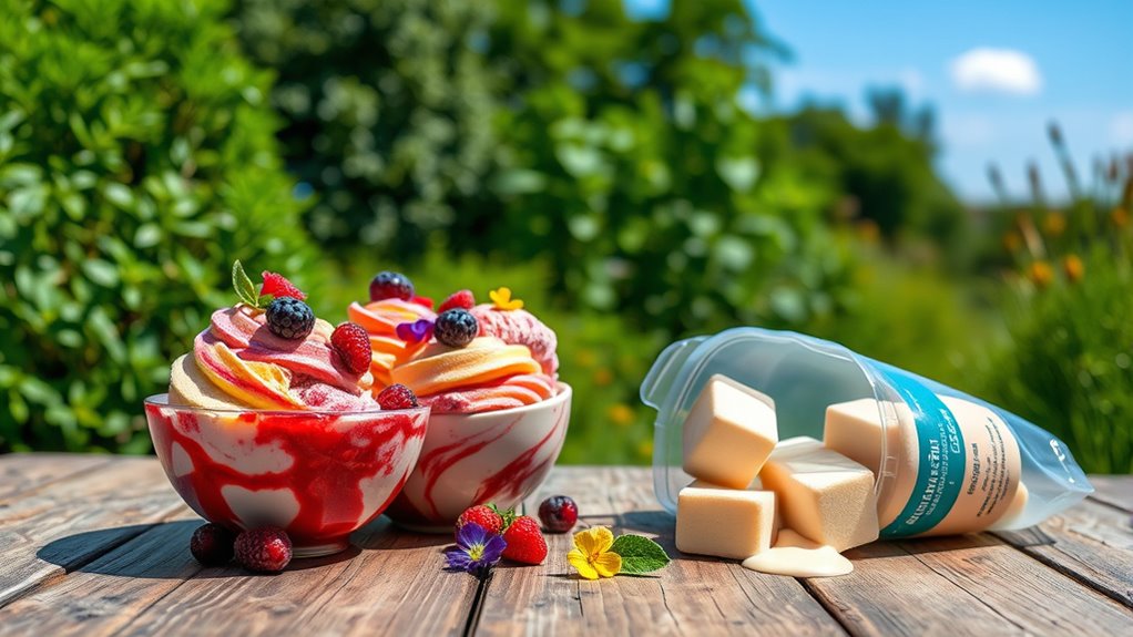 eco friendly homemade ice cream
