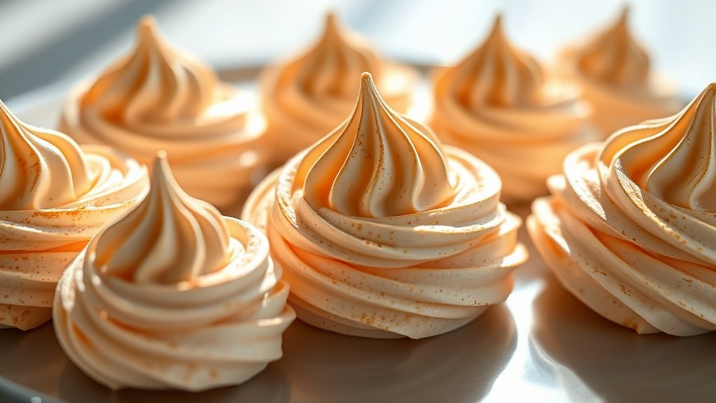 frozen airy meringue treats