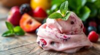 healthy homemade delicious ice cream
