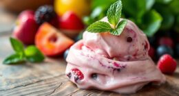 healthy homemade delicious ice cream