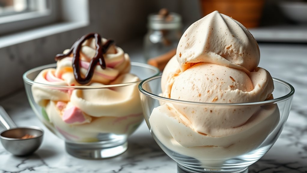 home ice cream versus gelato