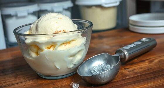 homemade ice cream spoilage
