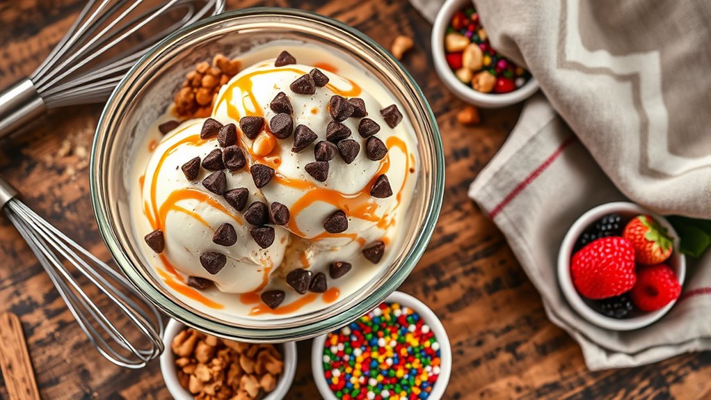 homemade no machine ice cream