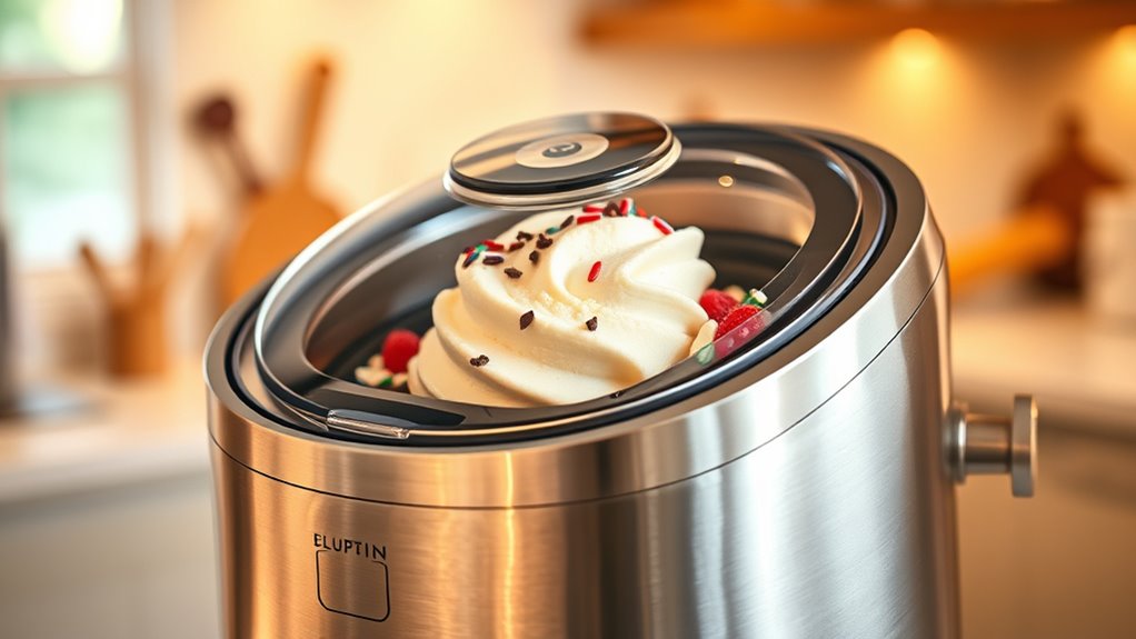 ice cream maker features
