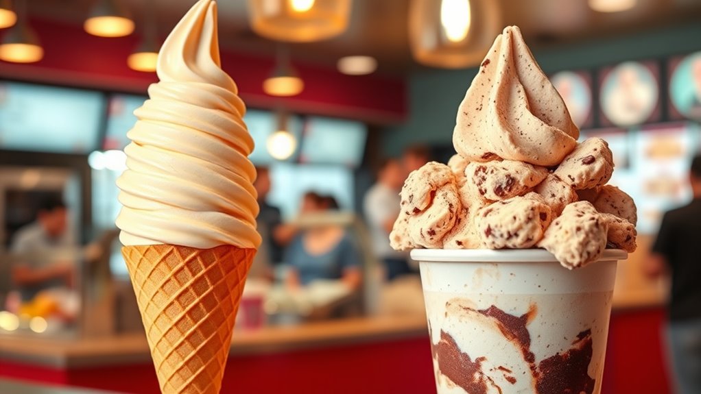 ice cream sales comparison