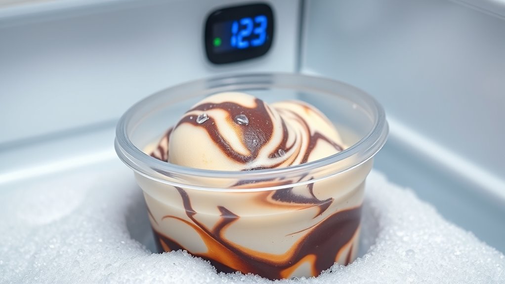 maintain consistent freezer temperature