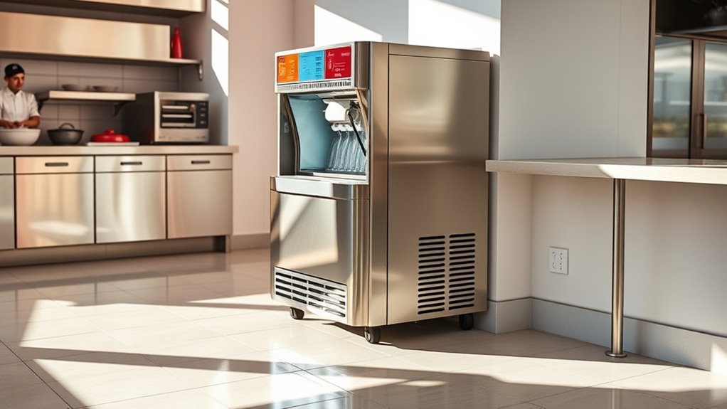 optimal ice cream machine placement