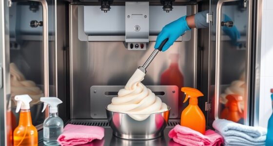 proper commercial ice cream machine cleaning