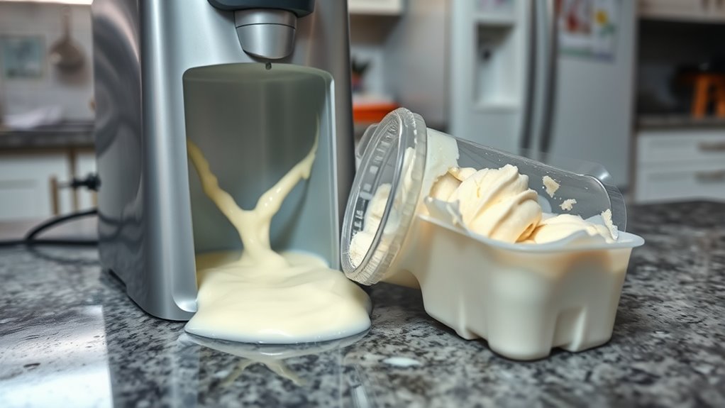 properly store ice cream