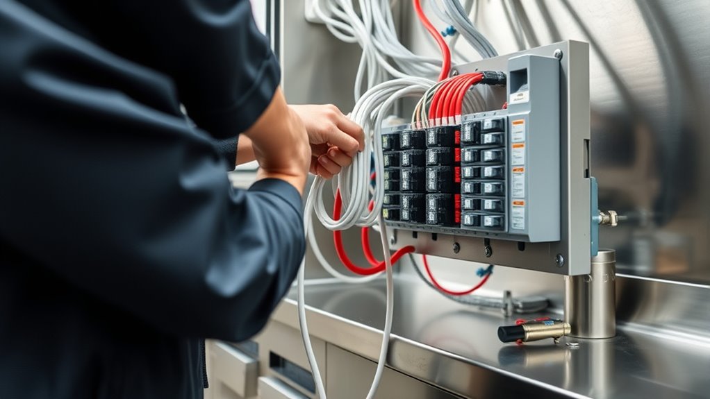 secure electrical power connections