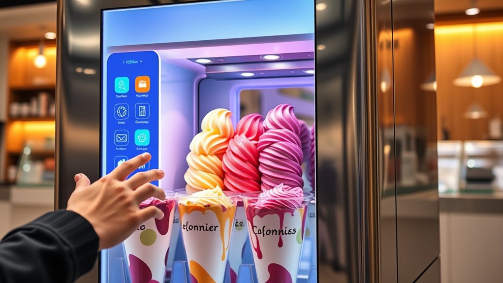 smart customizable ice cream making