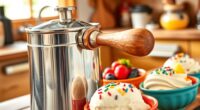 top hand crank ice cream makers