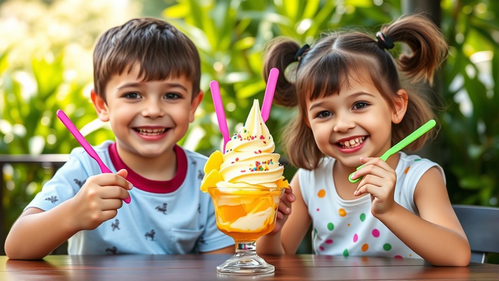 tropical mango ice cream