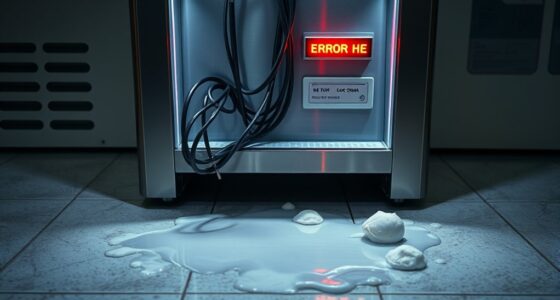 troubleshoot ice cream machine