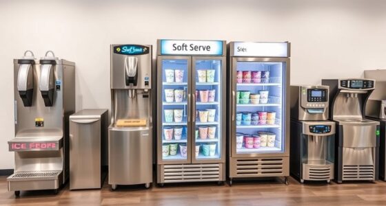 types of commercial ice cream machines