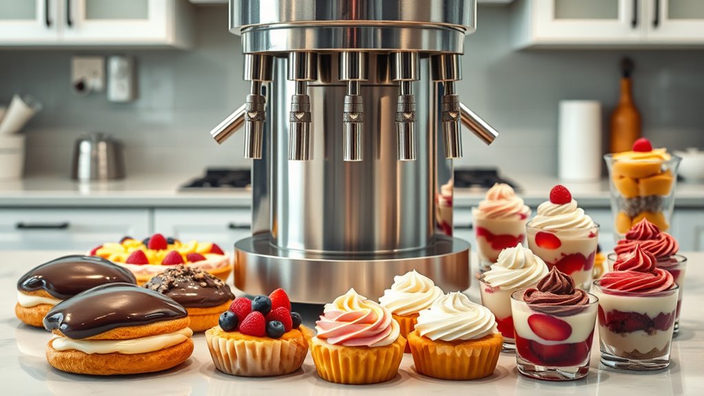 versatile integrated dessert preparation