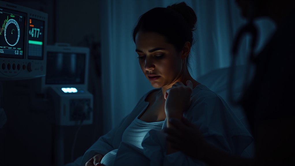 active labor contraction patterns