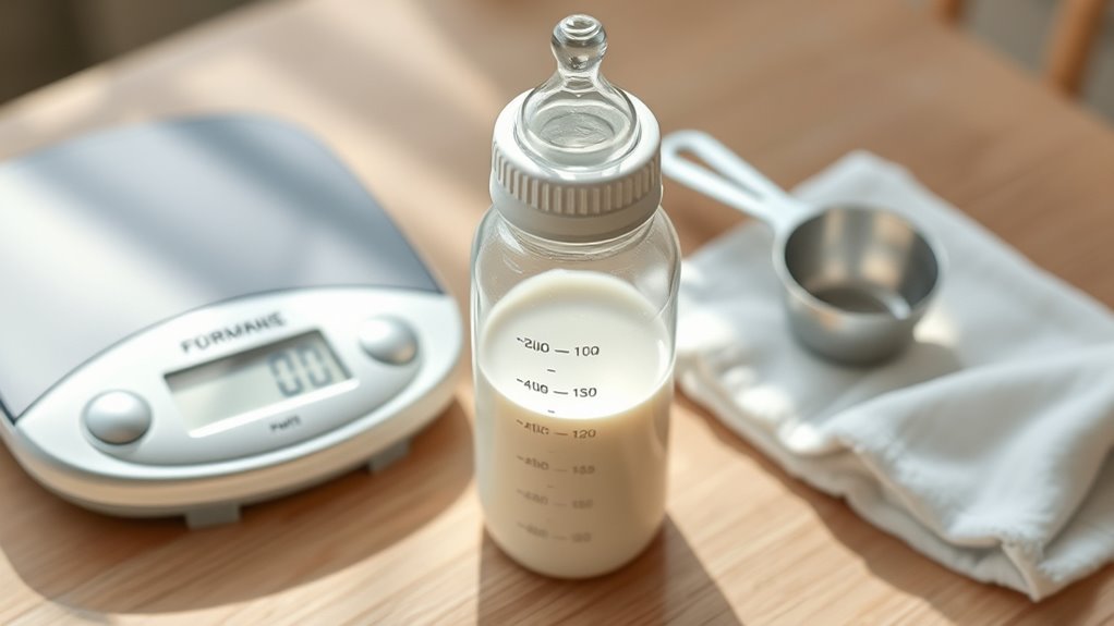 baby formula intake guidelines