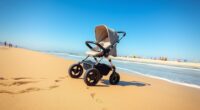 beach stroller with large wheels