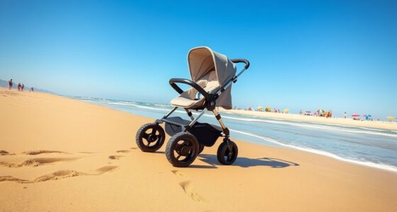 beach stroller with large wheels