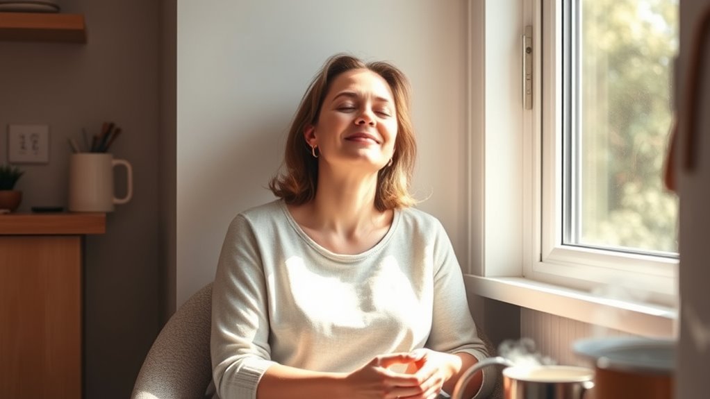 breathe deeply during breaks