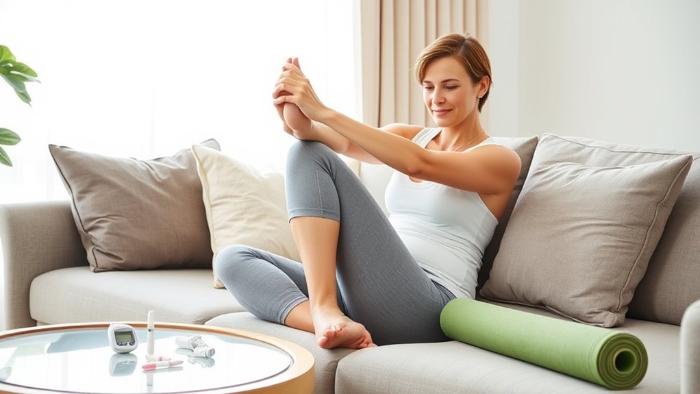 daily moderate exercise routine