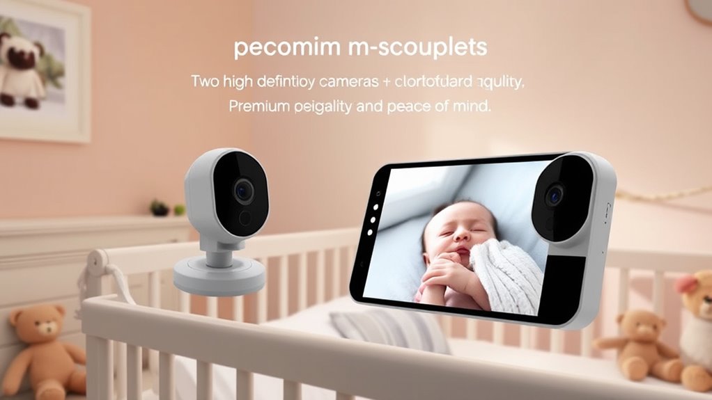dual camera 1080p baby monitors