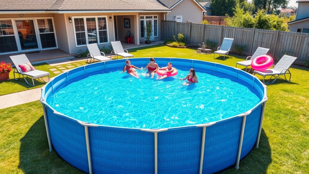 family sized durable safe pool