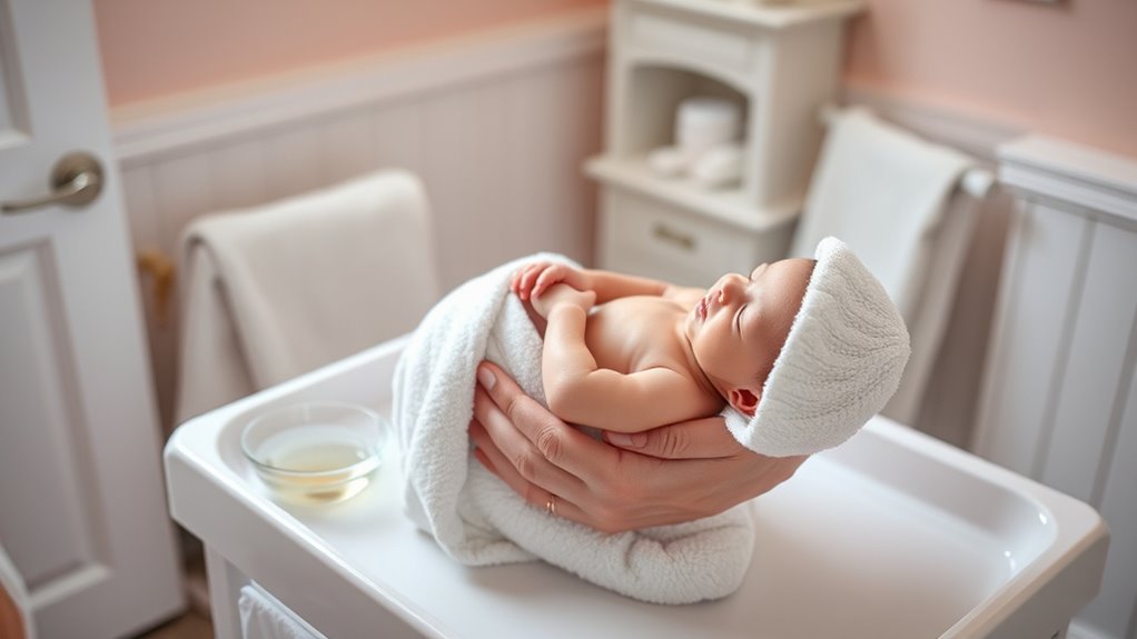 gentle safe newborn bathing