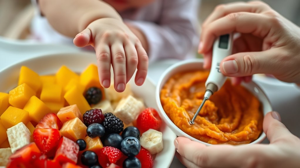 gradually introduce textured foods