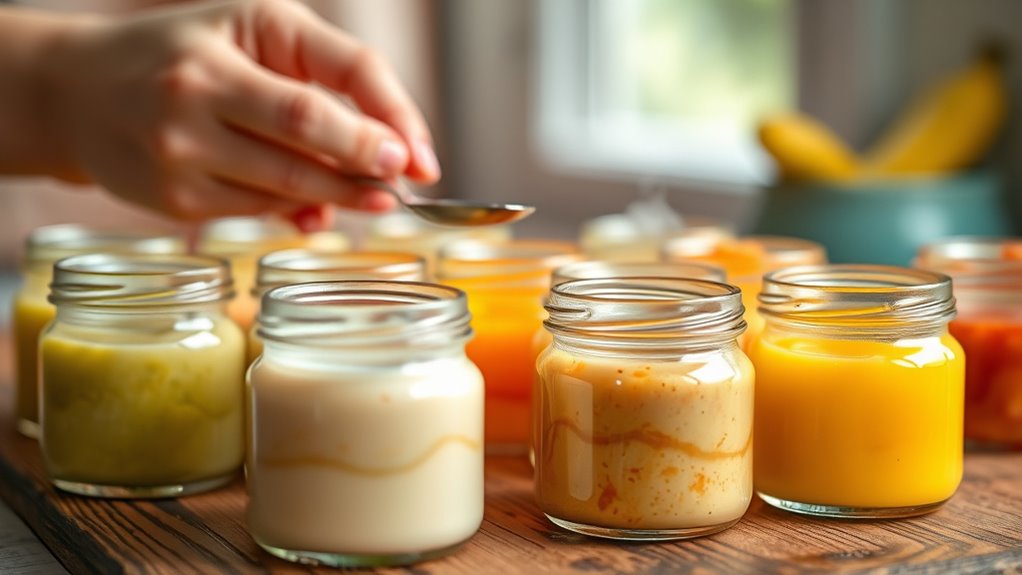 gradually introduce textured foods