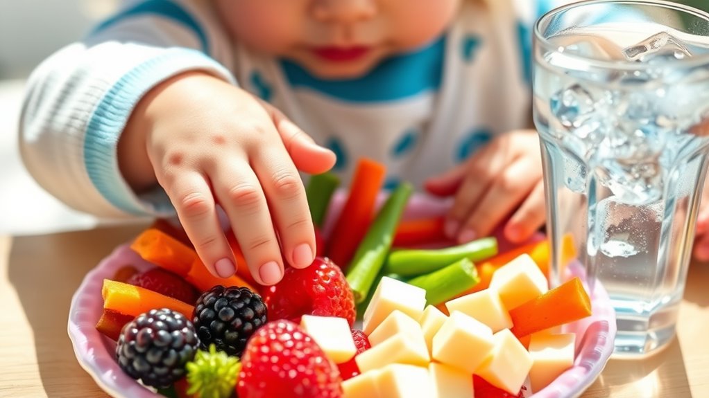 healthy hydration and snacks