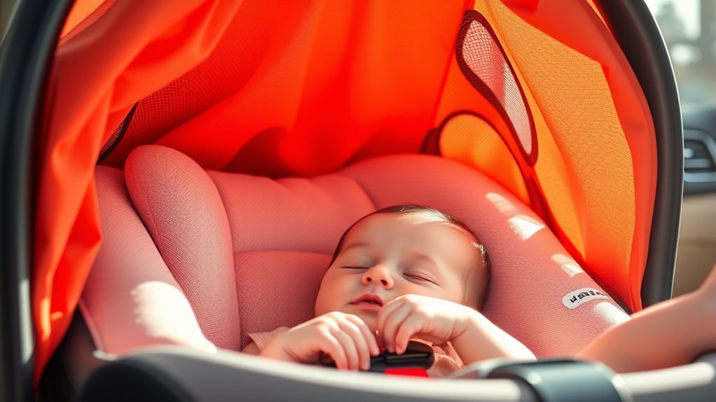 infant car seats ventilated