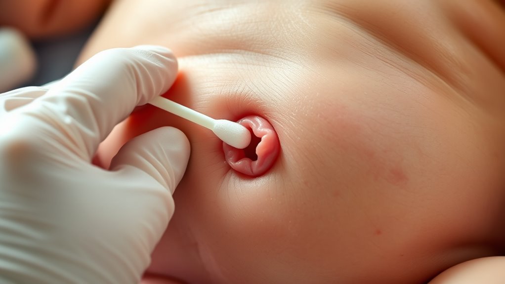 keep umbilical area dry