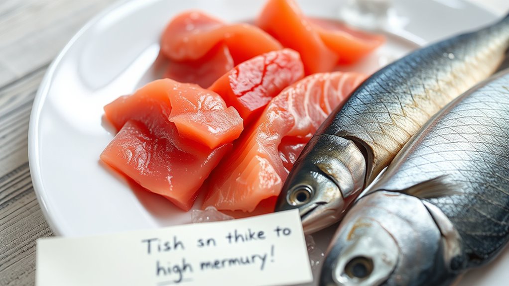 limit high mercury fish intake