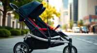 luxury double strollers