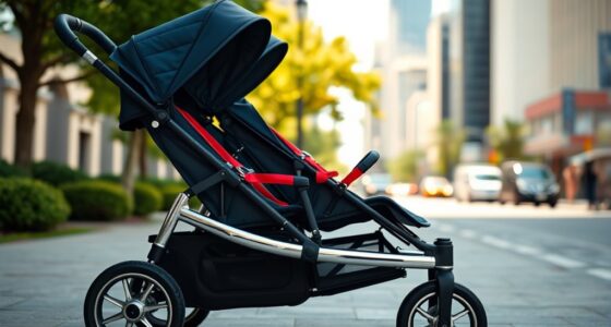 luxury double strollers
