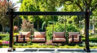 luxury durable swing frames