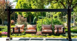 luxury durable swing frames