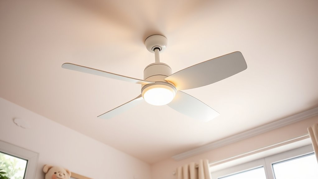 luxury nursery ceiling fans